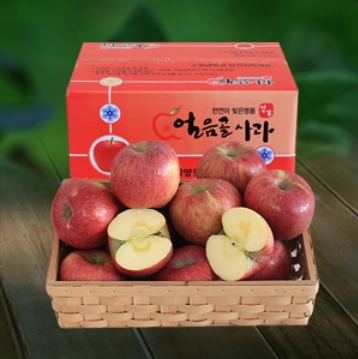 해맑은상상 밀양팜,밀양 햇 얼음골사과 5kg(15~30과) 금보농원 산지직송,{밀양물산 주식회사}