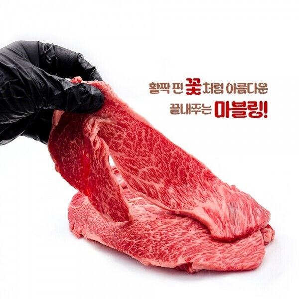 해맑은상상 밀양팜,1++ 등급 한우 등심 500g,{밀양물산 주식회사}