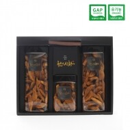 유기농 상황버섯 선물세트 220g(90g+90g+40g) 친환경 인증