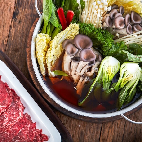 해맑은상상 밀양팜,샤브샤브 우삼겹 올인원 밀키트 1200g 채소팩 캠핑 술 안주 소고기 전골,{밀양물산 주식회사}