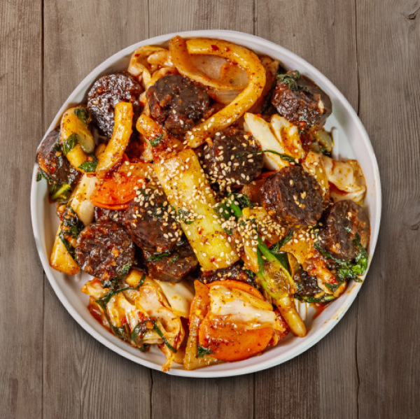 해맑은상상 밀양팜,순대 볶음 밀키트 2~3인분,{밀양물산 주식회사}