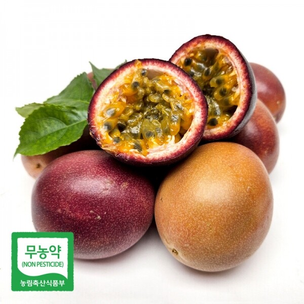 해맑은상상 밀양팜,친환경 국내산 백향과 대과 2kg 국산 무농약 패션후르츠 생과,{밀양물산 주식회사}