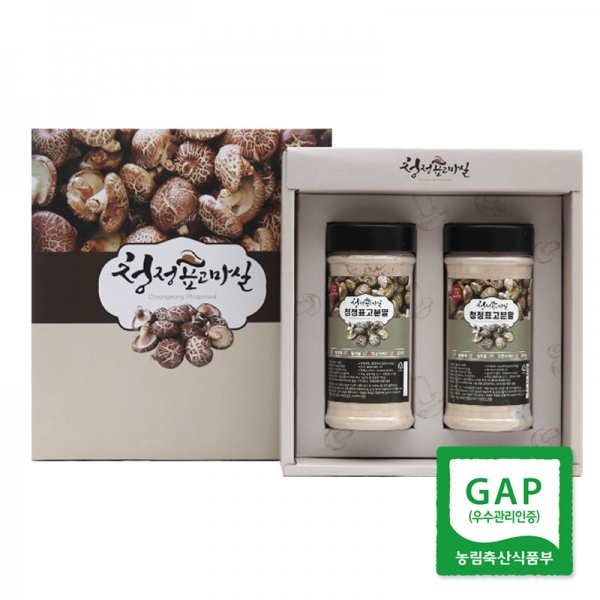 해맑은상상 밀양팜,청정표고분말 150g/300g/450g,{밀양물산 주식회사}