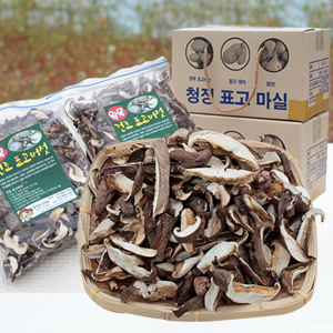 해맑은상상 밀양팜,[청정표고마실]건조표고슬라이스 200g(100g*2개),{밀양물산 주식회사}