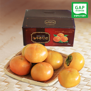 해맑은상상 밀양팜,밀양 고당도 햇 단감 5kg(가정용) 저탄소 GAP 인증,{밀양물산 주식회사}