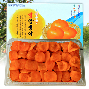 해맑은상상 밀양팜,씨 없는 감 말랭이 1kg 고당도 쫄깃한 반시 감,{밀양물산 주식회사}